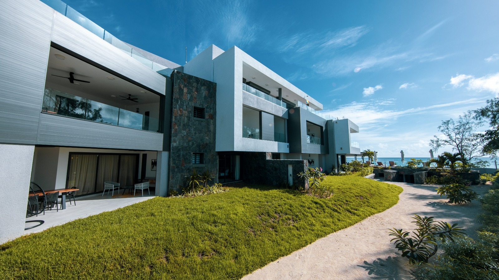 Coastal residential architecture in Mauritius
